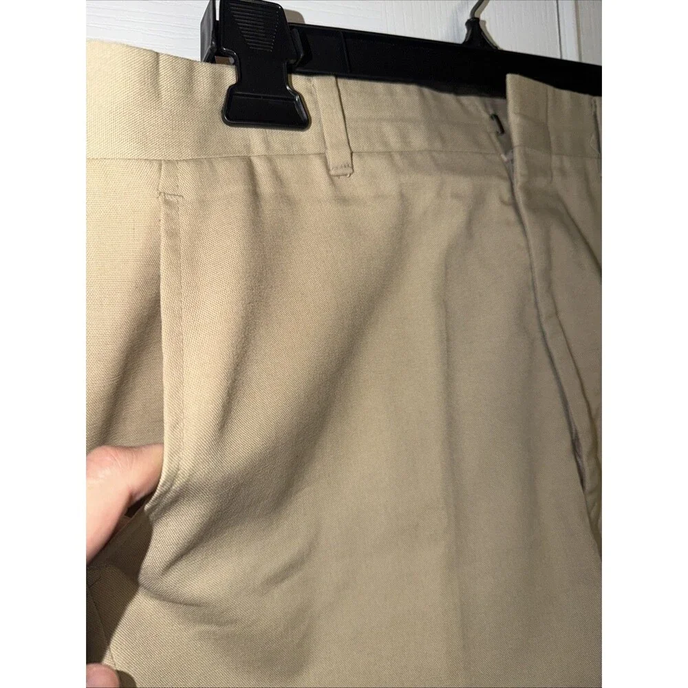 Men's Flat Front Khaki Shorts